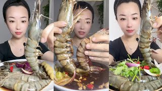 Yummy  17 Eating Show 🦐🦞🦪🦀 Shrimp 🦐 lobster 🦞 Crab 🦀🦀 Oysters 🦪mukbang seafood yummyfood [upl. by Mishaan]