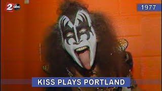 KISS Plays Portland  1977  KATU In The Archives [upl. by Merril]