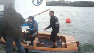 Near perfect downwind kiteup and gybe changeover by West Lancs YC at the 2013 Crewsaver 24hr Race [upl. by Alial]