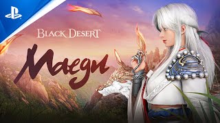 Black Desert  New Class Maegu Combat Gameplay  PS4 Games [upl. by Starobin677]