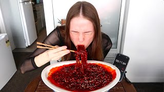 Korean 10x Spicy Nuclear Fire Noodle Challenge [upl. by Doble]