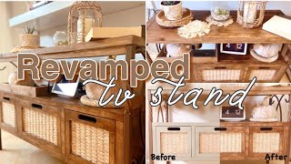 HOW TO SPRAY PAINT FURNITURE no sanding needed [upl. by Yrem]