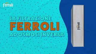 Osmosense Ferroli  Affinatore acqua potabile ad osmosi inversa [upl. by Delahk916]