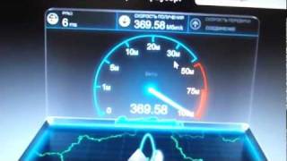 Speedtest of 1 GIGABIT Internet connection Замер Speedtest на 1Гбит [upl. by Adonis]