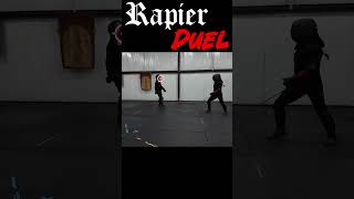 Rapier Duel Historical Sword Combat sword martialarts shorts [upl. by Ventura]