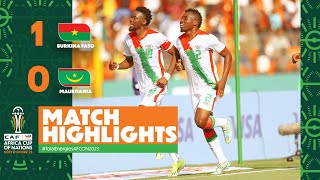 HIGHLIGHTS  Burkina Faso vs Mauritania MD1  ملخص مباراة بوركينا فاسو وموريتانيا [upl. by Broida]