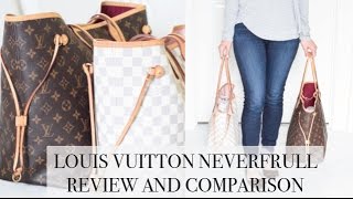 LOUIS VUITTON NEVERULL REVIEW amp COMPARISON [upl. by Essyle198]