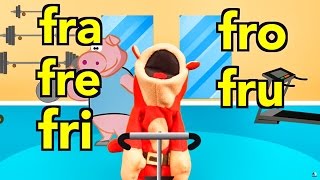 Sílabas fra fre fri fro fru  El Mono Sílabo  Videos Infantiles  Educación para Niños [upl. by Ciprian]