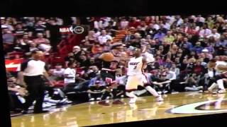 Dwyane Wade SHOVES Rip Hamilton [upl. by Aihtnyc]