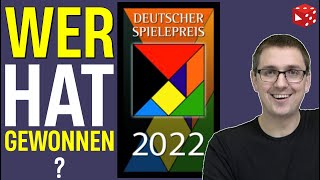 Deutscher Spielepreis 2022  Der Gewinner steht fest Plätze 10  1  Kinderspiel [upl. by Robaina]