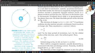 Magnetic dipole moment of a revolving electron  MEC L21 [upl. by Brinna]