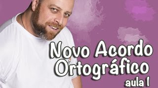 Novo Acordo Ortográfico  Parte 1 Prof Noslen [upl. by Alida]