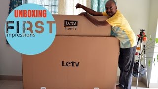 LeEco LeTV Super3 TV X55 Unboxing and First Impression [upl. by Prue]