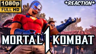 MK1 PEACEMAKER GAMEPLAY TRAILER REACTION JANET CAGE KAMEO GAMEPLAY 1080p 60 MORTAL KOMBAT 1 [upl. by Nhguavahs946]