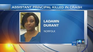 NPS officials Beloved middle school assistant principal died in Chesapeake crash [upl. by Aicrop]