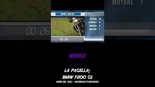 Bmw F800 GS la pagella [upl. by Cybill344]