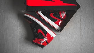 Air Jordan 1 Retro High OG quotPatent Bredquot Review amp OnFeet [upl. by Rodablas707]