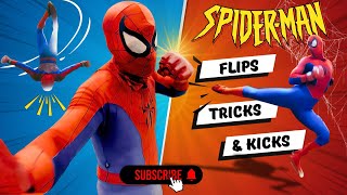 THE AMAZING SPIDERMAN  Flips Tricks amp Kicks [upl. by Leaper997]