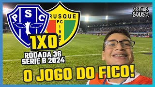 PAYSANDU 1 x 0 BRUSQUE O JOGO DA PERMANÊNCIA O PAPÃO ESTÁ NA SÉRIE B 2025 [upl. by Merrel]