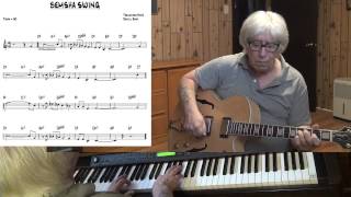 Bemsha Swing  Jazz guitar amp piano cover  Yvan Jacques [upl. by Astto439]