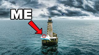 Overnight in the Worlds Scariest Lighthouse for 24 Hours [upl. by Lussier]