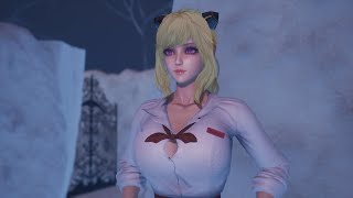 Vampire Mansion Lively Girl Tag Game In The Mid Winter [upl. by Atinaej]