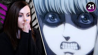 THE RUMBLING BEGINS  Attack On Titan Season 4 Part 2 Episode 21 Reaction [upl. by Ynahpets]