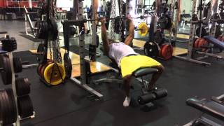 HBT Incline Barbell Press [upl. by Yreved937]