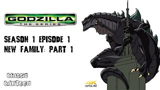 4k Godzilla：The Series HD 1998 S1 E1 New Family Part 1 [upl. by Robyn]