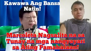 Marcoleta Nagsalita na sa Tunay na nangyayari sa Ating Pamahalaan [upl. by Annav312]