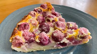 Clafoutis aux Cerises  La recette la plus simple 🍒 [upl. by Takken]