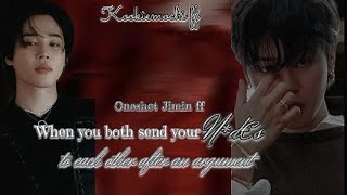 Jiminff When you both send your nde to eachother bts jiminff [upl. by Attolrac]