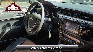 Used 2015 Toyota Corolla S Mt Ephraim NJ 54663 [upl. by Courtund488]