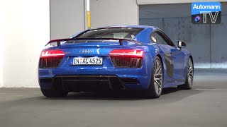 2017 Audi R8 V10 PLUS 610hp  pure SOUND 60FPS [upl. by Goeselt]