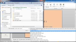 Ajouter du son sur powerpoint [upl. by Merell]