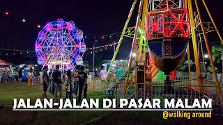 Walking around at Night Market in Indonesia ‼️ [upl. by Anstus]