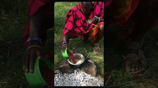 Ritual en Masai Mara Kenia‼️culture africa travel amazing [upl. by Micro238]