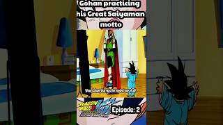 Great Saiyaman  DBK  Crazy Goten  english dub shorts gohan goten dragonballkai [upl. by Eisac]