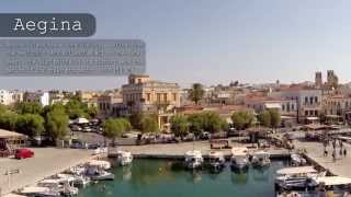 AEGINA  Αίγινα  Greece aerial video [upl. by Libys]