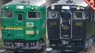 びゅうコースター風っこ＆はやとの風  Nゲージ 鉄道模型 [upl. by Nauq237]