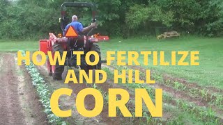 How to hill corn [upl. by Naujid]