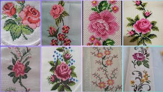 Gorgeous cross stitch patterns countable embroidery charsutikarhailatest dosuti design ideas2024 [upl. by Akerboom]