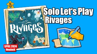 Solo Lets Play 🎲 Rivages  SPIEL 2024 Neuheit  Auf den Tisch [upl. by Torry490]