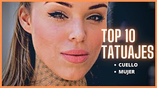 TATUAJES PARA MUJERES EN EL CUELLO ✅ [upl. by Mike]