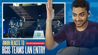 Aman Reacts To BGIS GRAND FINAL TEAMS ENTRY [upl. by Kaja]