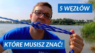 Węzły żeglarskie ⛵  absolutne minimum które musisz znać 💪 [upl. by Irrabaj]