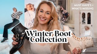 Winter Boot Collection  MUST HAVE BOOTS FOR WINTER [upl. by Leoj]