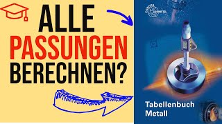 Wie kann ich ALLE PASSUNGEN rauslesen und berechnen  Prüfungsaufgabe Metall  Einfach erklärt [upl. by Friedlander201]