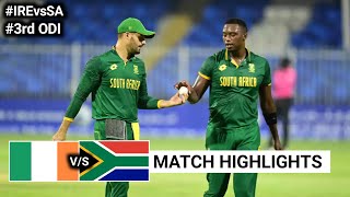 South Africa vs Ireland 3rd ODI Match Highlights 2024  SA vs IRE 3rd ODI Match Highlight Today 2024 [upl. by Enirod]