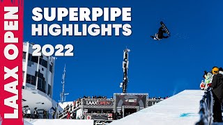 2022 Laax Open Superpipe Highlights [upl. by Emia]